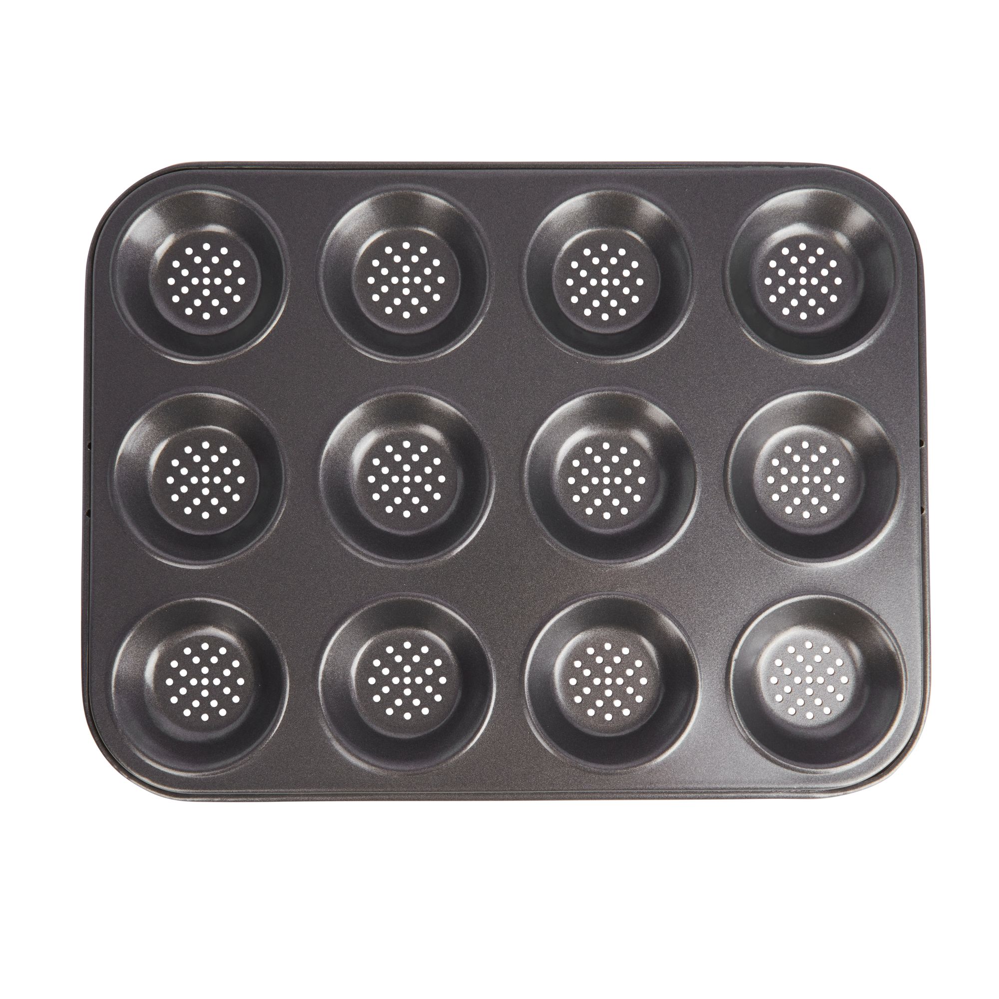 MasterCraft Crusty Bake Shallow Baking Pan 12 Cup